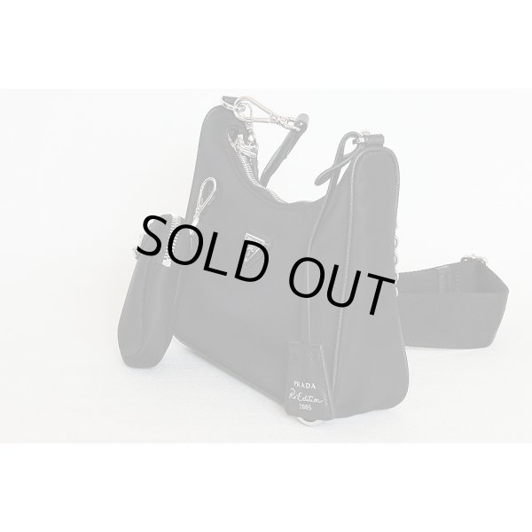 プラダ　2WAYショルダーバック　1BH204　ブラック　サイド