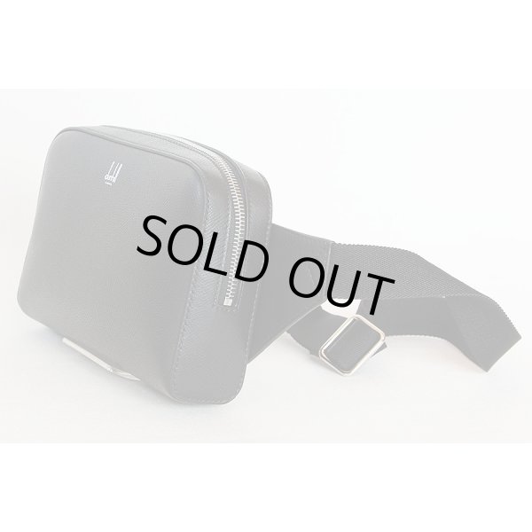 ダンヒル　カドガン　ラゲッジ　キャンバスボディバック　20R3987CA001R　ブラック　サイド