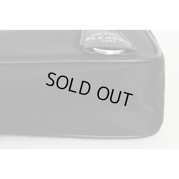 プラダ　2WAYショルダーバック　1BH204　ブラック　底拡大