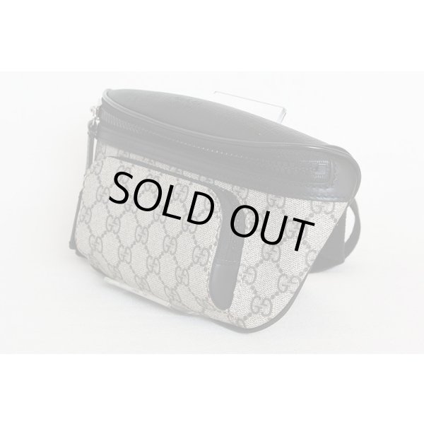 グッチ　【オンライン限定】　ベルトバック　450946 486623　ベージュ／ブラック　サイド