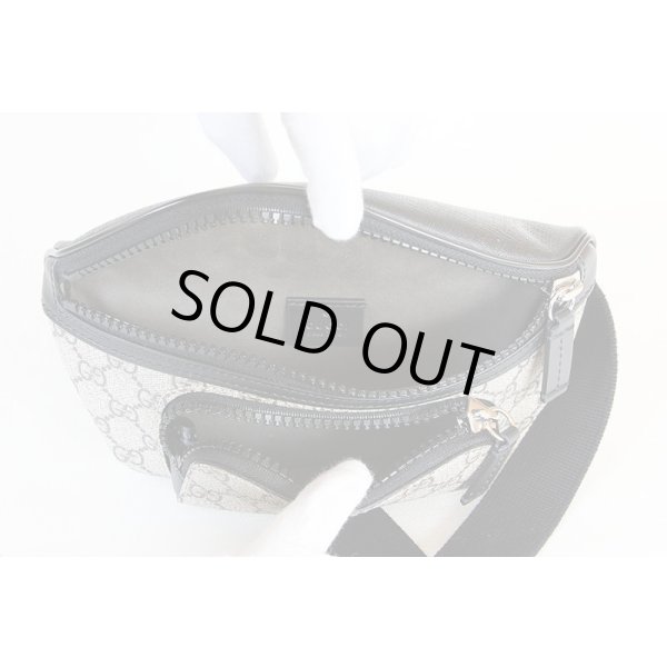 グッチ　【オンライン限定】　ベルトバック　450946 486623　ベージュ／ブラック　中身