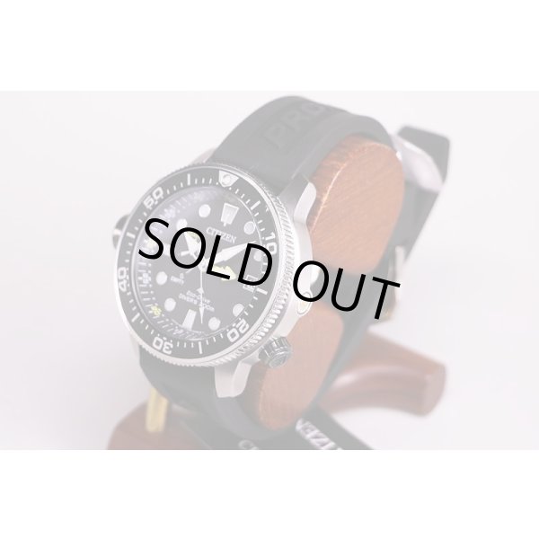 シチズン　ダイバー２００ｍデプスメーター　ＢＮ２０３６－Ｊ４Ｅ　黒文字盤　サイド