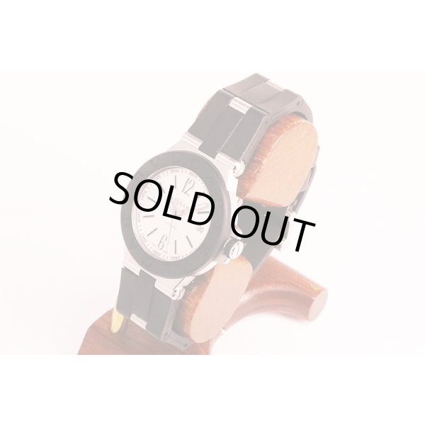 ブルガリ　ディアゴノ　ＤＧ４０ＳＶ　銀文字盤　サイド