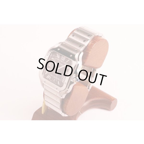 カルティエ　サントス　ドゥカルティエ　ＷＳＳＡ００１３　青文字盤　サイド