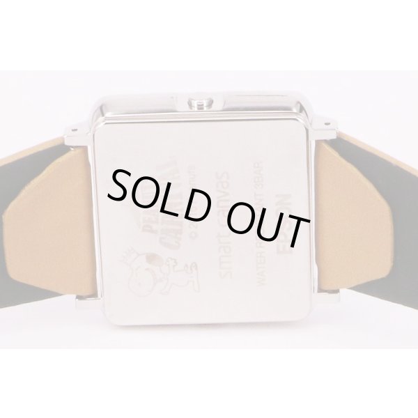 エプソン　スマートキャンパス　ピーナッツカーニバル　スヌーピー　液晶文字盤　裏面拡大