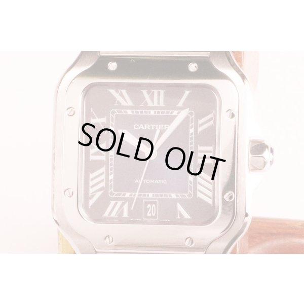 カルティエ　サントス　ドゥカルティエ　ＷＳＳＡ００１３　青文字盤　表面