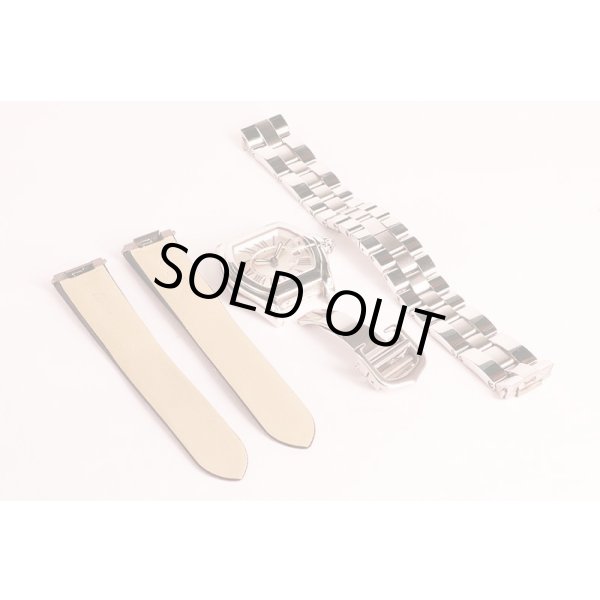 カルティエ　ロードスターＳＭ　２６７５　銀文字盤　替えベルト