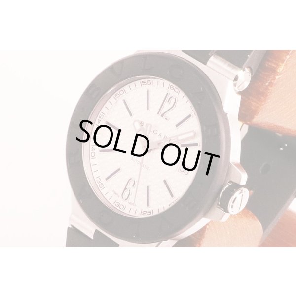 ブルガリ　ディアゴノ　ＤＧ４０ＳＶ　銀文字盤　サイド拡大