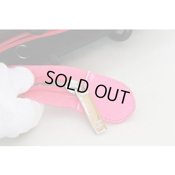 シャネル　カンボンライン ミディアムトートバック ブラック／ホワイト　汚れ