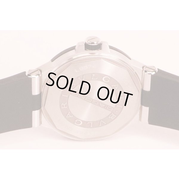 ブルガリ　ディアゴノ　ＤＧ４０ＳＶ　銀文字盤　裏面拡大