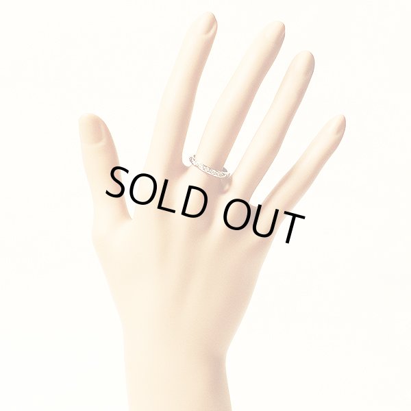 シャネル　PT950 ココ クラッシュリング J11355 4.20g　装着イメージ