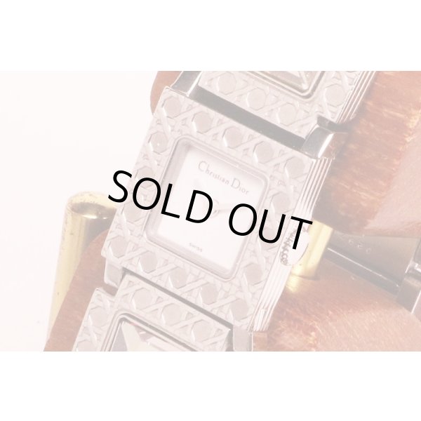 Ｃ．ディオール　ラ・パリジェンヌ　Ｄ６０－１０９　白文字盤　サイド拡大