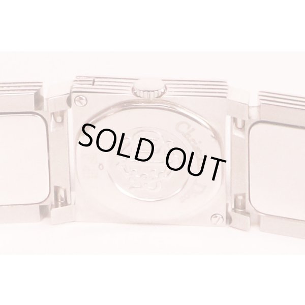 Ｃ．ディオール　ラ・パリジェンヌ　Ｄ６０－１０９　白文字盤　裏面拡大