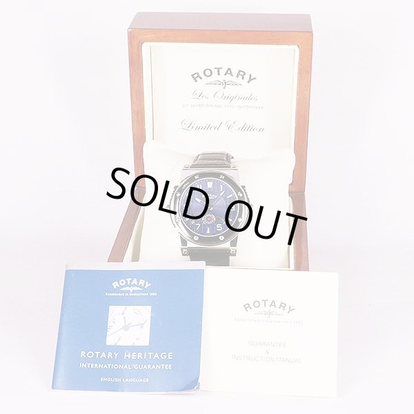 ロータリー　レボリューション　ＥＧＳ０００７　青/グレー文字盤　箱・保証書