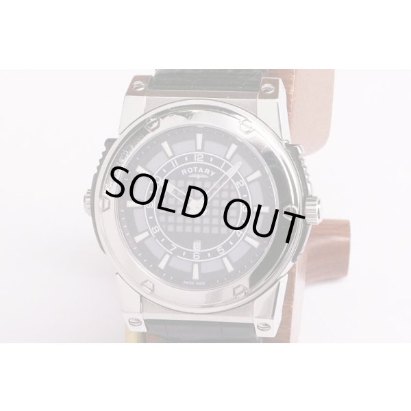 ロータリー　レボリューション　ＥＧＳ０００７　青/グレー文字盤　リバーシブル　表面