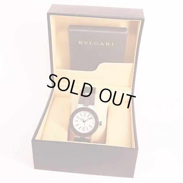 ブルガリ　ディアゴノ　ＤＧ４０ＳＶ　銀文字盤　箱・保証書