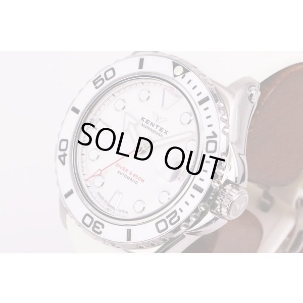 ケンテックス　マリンマン　Ｓ７０６Ｍ　白文字盤　サイド拡大