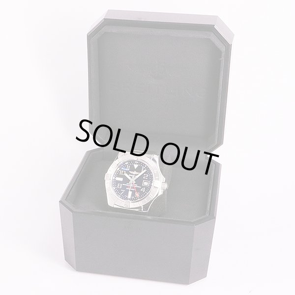 ブライトリング　アベンジャーIIＧＭＴ　Ａ３２３９０　黒文字盤　箱