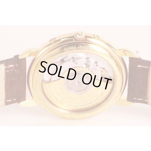 モーリス・ラクロア　トリプルカレンダームーンフェイス　１３１１１　白文字盤　裏面拡大