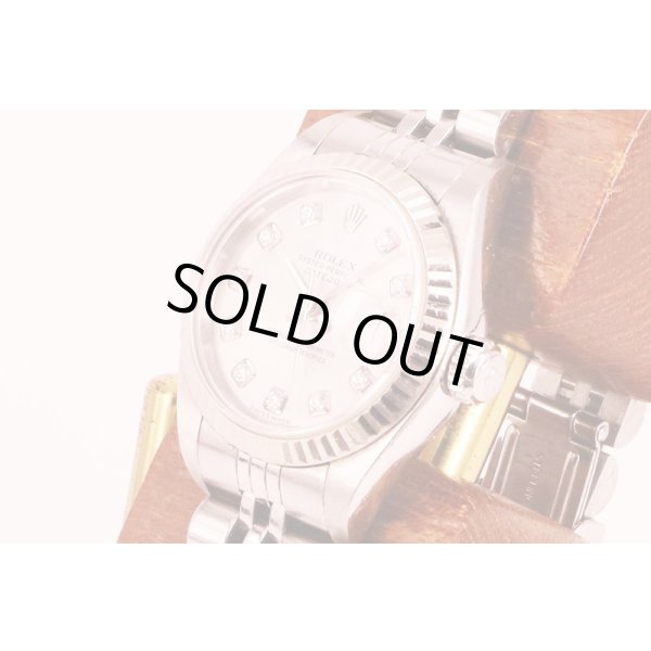 ロレックス　７９１７４Ｇ　Ｆ１５３４１６　銀文字盤　新１０Ｐ　サイド拡大