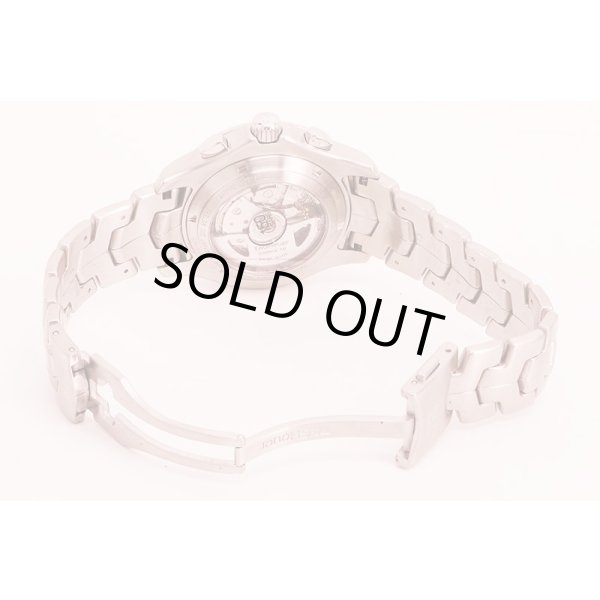 タグホイヤー　リンク　クロノグラフ　ＣＪＦ２１１９　２０１０年限定　黒文字盤　ブレス