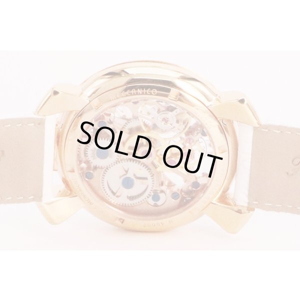 ガガミラノ　マニュアーレ４８　５３１１．０１　両面スケルトン文字盤　裏面拡大