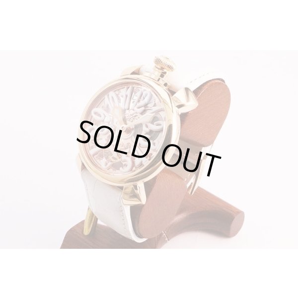 ガガミラノ　マニュアーレ４８　５３１１．０１　両面スケルトン文字盤　サイド