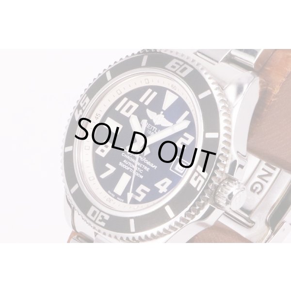 ブライトリング　スーパーオーシャンII４２　Ａ１７３６４　黒文字盤　サイド拡大