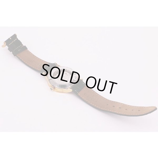 エドックス　レ・ヴォベール　オープンハート　８５０１９　ガンメタル文字盤　革ベルト状態　裏面