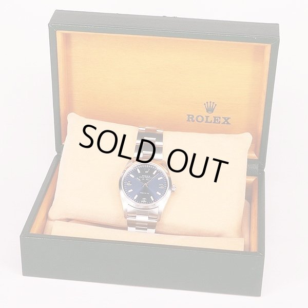 ロレックス　エアキング　１４０００　Ｕ６９４７６５　青３６９文字盤　箱