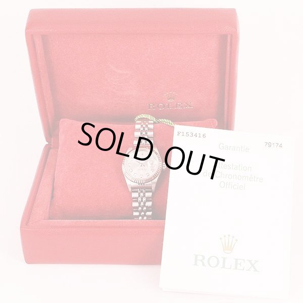 ロレックス　７９１７４Ｇ　Ｆ１５３４１６　銀文字盤　新１０Ｐ　箱・保証書