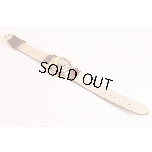 モーリス・ラクロア　トリプルカレンダームーンフェイス　１３１１１　白文字盤　革ベルト状態　裏面