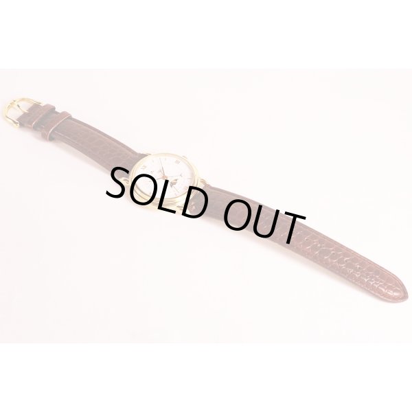 モーリス・ラクロア　トリプルカレンダームーンフェイス　１３１１１　白文字盤　革ベルト状態　表面