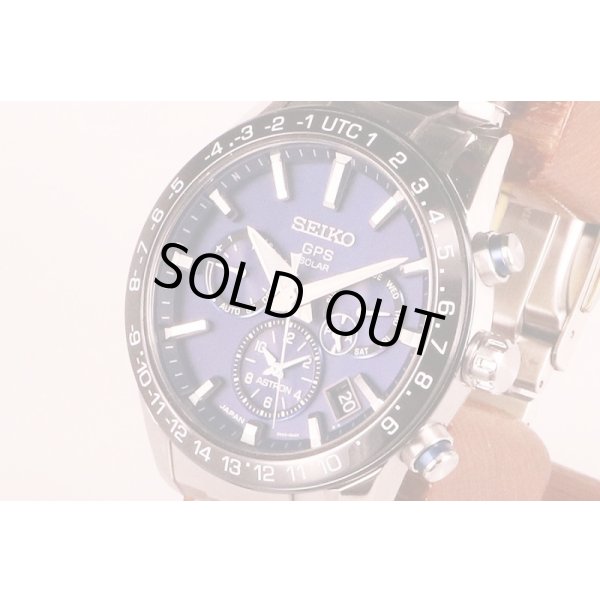セイコー　アストロンＧＰＳ　ＳＢＤＣ０１５　紺文字盤　サイド拡大