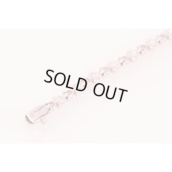 画像5: タサキ　PT900 ダイアイリブレスレット 0.85ct 14.20g (5)