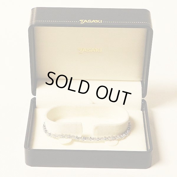 タサキ　PT900 ダイアイリブレスレット 0.85ct 14.20g　箱