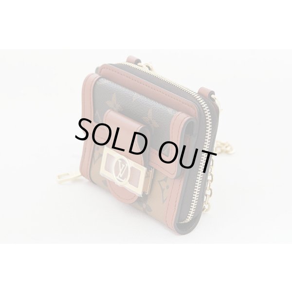 ルイ・ヴィトン　ミニ・ポルトフォイユ・コンパクトドーフィーヌ M80724　サイド