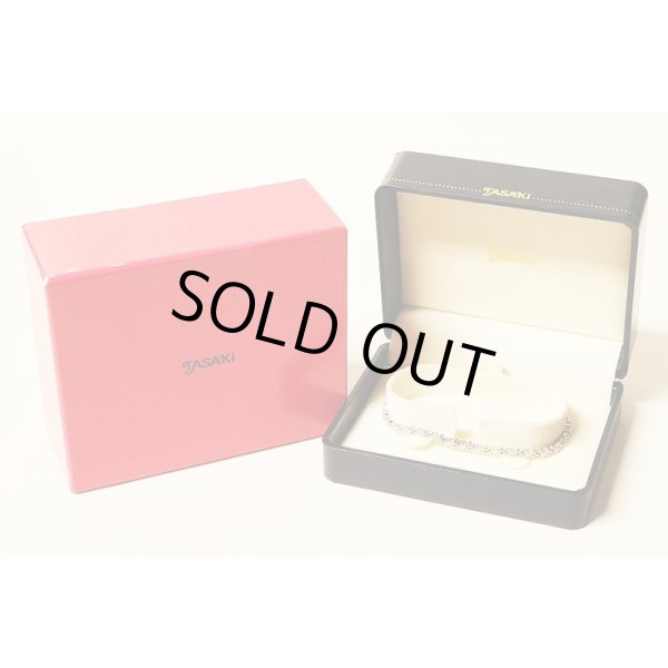 タサキ　PT900 ダイアイリブレスレット 0.85ct 14.20g　箱