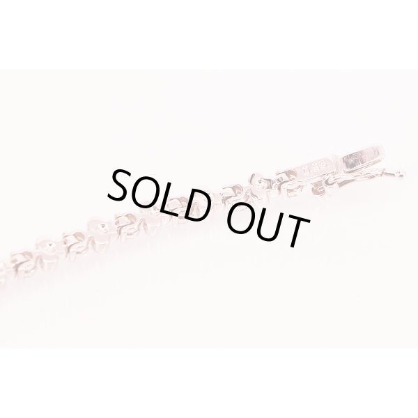 画像6: タサキ　PT900 ダイアイリブレスレット 0.85ct 14.20g (6)