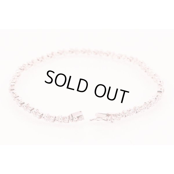 タサキ　PT900 ダイアイリブレスレット 0.85ct 14.20g　留め具