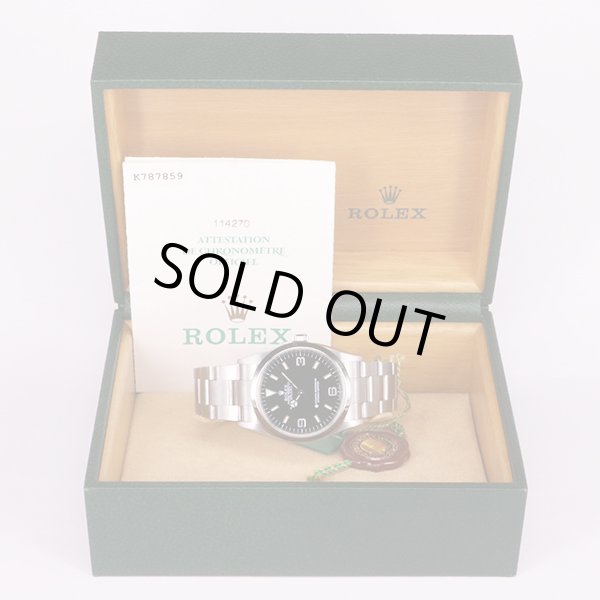 ロレックス　１１４２７０　Ｋ７８７８５９　エクスプローラーI　黒文字盤　箱・保証書