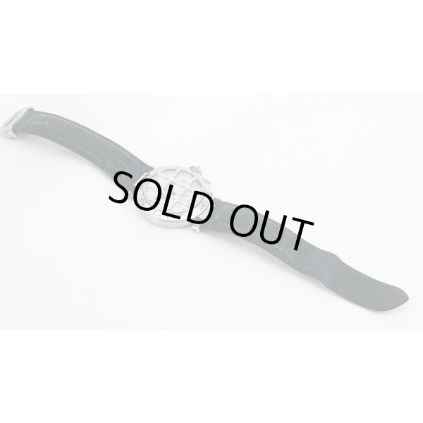 カルティエ　パシャ３８　グリッド　２５７９　銀文字盤　革ベルト状態　表面