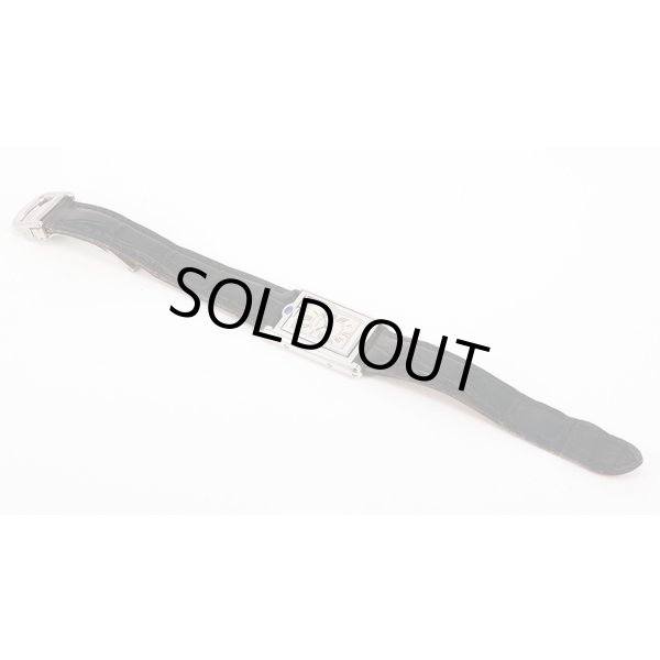 カルティエ　タンク　バスキュラントＳＭ　２３８６　白文字盤　革ベルト状態　表面