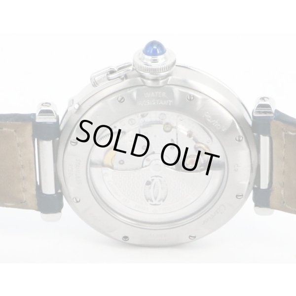 カルティエ　パシャ３８　グリッド　２５７９　銀文字盤　裏面拡大