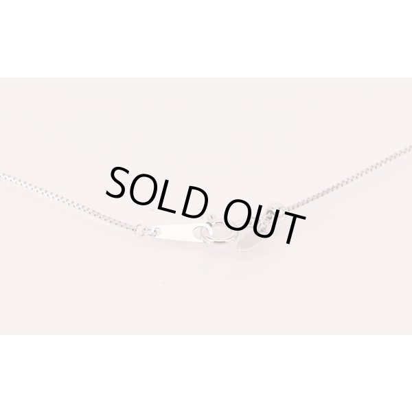 K18WG　パールダイアイリペンダントネックレス　13.2mm 0.30ct 5.80g　留め具