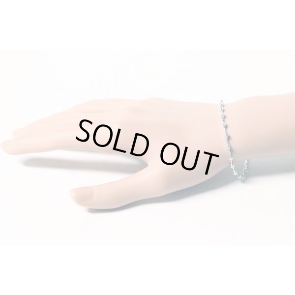 K18WG ダイアイリブレスレット 1.25ct 7.70g　装着イメージ(2)