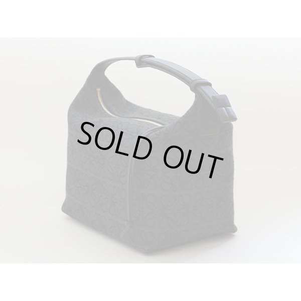 ロエベ　アナグラム　キュービィバック　A906K68X04 ブラック　サイド