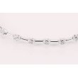 K18WG ダイアイリブレスレット 1.25ct 7.70g　拡大