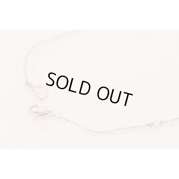 ポンテヴェキオ　K18WG ダイアイリペンダントネックレス 0.70ct 4.70g　留め具外したイメージ