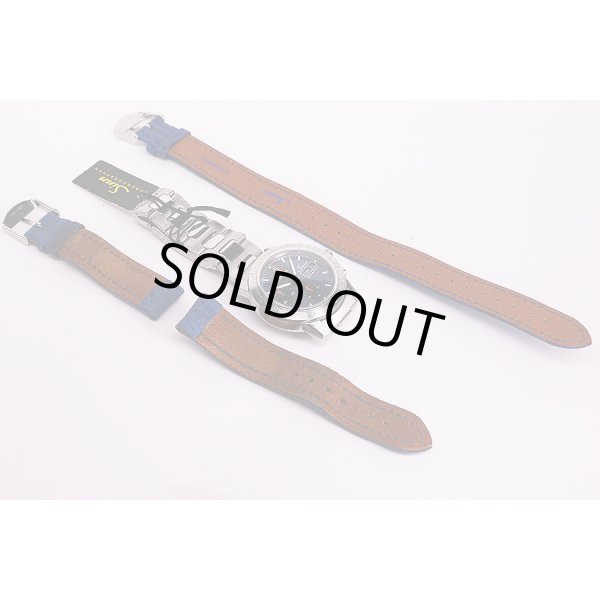 ジン　３０３　クロノグラフ　ＫＲＩＳＴＡＬＬ　フルダ限定　青文字盤　替えベルト(2)